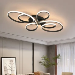 Low Floor Living Room Ceiling Lights Remote Control Modern LED Surface Mounted Light Fixture Dining Room led Ceiling Lamps Dimme - Image 2