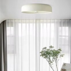Nordic Simple Circular Ceiling Light After Modern Creative Dining Room Living Room Bedroom LED Black White Orange Ceiling Light