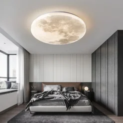 Lámpara de luna nórdica regulable sin niveles - Lámpara LED de pared/techo para sala de estar, dormitorio y decoración del hogar - Image 3