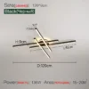 2025 new ceiling lamp Nordic modern LED lamp living room dining room bedroom lights ceiling chandelier - Image 18