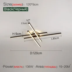 2025 new ceiling lamp Nordic modern LED lamp living room dining room bedroom lights ceiling chandelier - Image 18