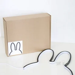 Lámpara de noche LED de conejo, moderna lámpara de escritorio USB para habitación infantil, regalo de Navidad, 5 W, bonita lámpara de noche, luminaria decorativa para el hogar. - Image 3
