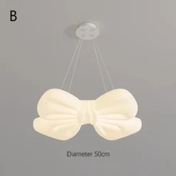 Creative Butterfly Knot Bedroom Led Ceiling Chandelier Modern Children's Room Lamp Home Decorate Living Room Dining Lamp Fixture - Image 7
