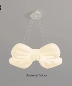 Creative Butterfly Knot Bedroom Led Ceiling Chandelier Modern Children's Room Lamp Home Decorate Living Room Dining Lamp Fixture - Image 7