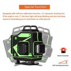 Nivel Láser Multifuncion 16 Líneas Profesional Trípode Base - Imagen 7