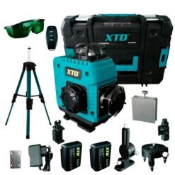 Nivel Laser Verde 16 Lineas 4D Digital + Tripode XTD Original Garantia